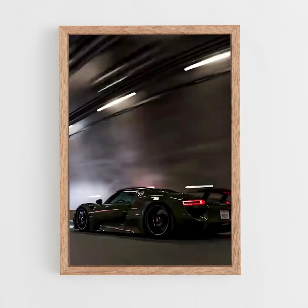 Poster spyder captivant – affiche Porsche (vue 4)